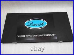 24x VALVE SEAT CUTTER KIT CARBIDE TIPPED KTM, HONDA, KAWASAKI, HYOSUNG HEADS BOXED