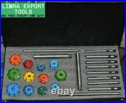 24x VALVE SEAT CUTTER SET CARBIDE TIPPED CHEVY, FORD, CLEAVLAND, MOPAR, HEMI, CHRYSLR