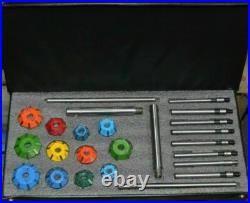 24x VALVE SEAT CUTTER SET CARBIDE TIPPED CHEVY, FORD, CLEAVLAND, MOPAR, HEMI, CHRYSLR