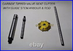 25x CARBIDE TIPPED VALVE SEAT CUTTER 30 41 mm 45 deg + ARBOR + STEM