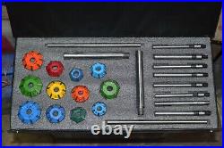 25x VALVE SEAT CUTTER SET CARBIDE TIPPED CHEVY, FORD, CLEAVLAND EXPRESS SHIPPING