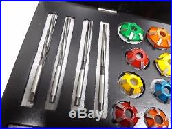 30-45-60 Degree VALVE SEAT CUTTERS KIT CARBIDE TIPPED WOODEN PACK