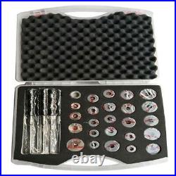 31Pcs Valve Seat Reamer Valve Seat Cutter Motorcycle Car Repair Tool Set 22-38MM 31Pcs Valve Seat Reamer Valve Seat Cutter Motorcycle Car Repair Tool Set 22-38MM
