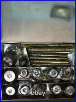 31 Pcs Valve Seat Cutter Set High Carbon Steel 21 Ctr + 8 Stems +2 Arbr+ Rods