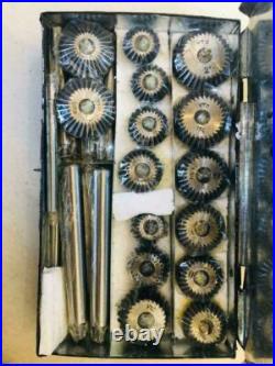 33 pcs HIGH CARBON STEEL VALVE SEAT CUTTER KIT 1.1/8 TO 2.1/8 45 DEG + 70 DEG