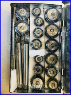 33 pcs HIGH CARBON STEEL VALVE SEAT CUTTER KIT 1.1/8 TO 2.1/8 45 DEG + 70 DEG