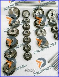 33 pcs HIGH CARBON STEEL VALVE SEAT CUTTER KIT 1.1/8 TO 2.1/8 45 DEG + 70 DEG 33 pcs HIGH CARBON STEEL VALVE SEAT CUTTER KIT 1.1/8 TO 2.1/8 45 DEG + 70 DEG