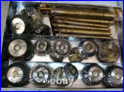 33 x VALVE SEAT CUTTER SET HIGH CARBON STEEL 1.1/8 TO 2.1/8 45 DEG 33 x VALVE SEAT CUTTER SET HIGH CARBON STEEL 1.1/8 TO 2.1/8 45 DEG