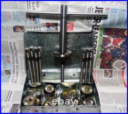 33 x VALVE SEAT CUTTER SET HIGH CARBON STEEL 1.1/8 TO 2.1/8 45 DEG TARRIF PAID
