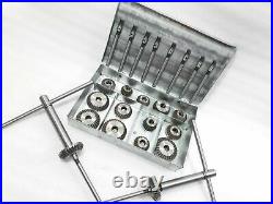 33x VALVE SEAT CUTTER SET HIGH CARBON STEEL 1.3/16 TO 2.1/8 45 + 30 +70 Degree