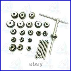 34 Pcs VALVE SEAT TOOL KIT HIGH CARBON STEEL CUTTER FOR VINTAGE BLOCK HEADS