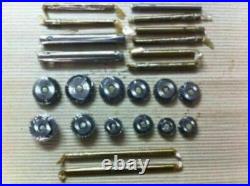 34 x VALVE SEAT TOOL KIT HIGH CARBON STEEL CUTTER FOR VINTAGE BLOCK HEADS HQ