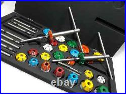 37x VALVE SEAT CUTTER SET CARBIDE TIPPED FOR CHEVY, FORD. GMC, CATERPILLAR, KOMATSU 37x VALVE SEAT CUTTER SET CARBIDE TIPPED FOR CHEVY, FORD. GMC, CATERPILLAR, KOMATSU