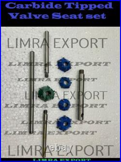 3 ANGLE CUT Honda XR400R Cylinder Head VALVE SEAT CUTTER KIT CARBIDE TIPPED BEST