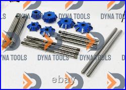 3 Angle Cut Chrysler La Heads 3/8 Stems Valve Seat Cutter Set Carbide Tipped 17x 3 Angle Cut Chrysler La Heads 3/8 Stems Valve Seat Cutter Set Carbide Tipped 17x