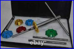 3 Angle Cut Valve Seat Cutter Kit CHEVY, FORD, MOPAR Big Block Motor 30-45-70 Deg