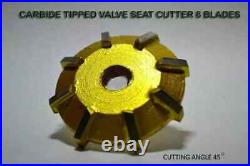 3 Angle Cut Valve Seat Cutter Kit CHEVY, FORD, MOPAR Big Block Motor 30-45-70 Deg