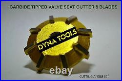 3 Angle Cut Valve Seat Cutter Set Carbide Tipped Chrysler, Ford, Cheverlet, Oldsmob