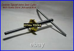 3 Angle Cut Valve Seat Cutter Set Carbide Tipped Chrysler, Ford, Chevrolet, Oldsmob