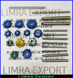 3 Angles Carbide Tipped Valve Seat Cutter Set For BIG BLOCK DIESEL PETROL ENGINE