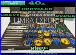 40x VALVE SEAT CUTTER KIT CARBIDE TIPPED FOR VINTAGE AND MODERN ENGINES BOXED