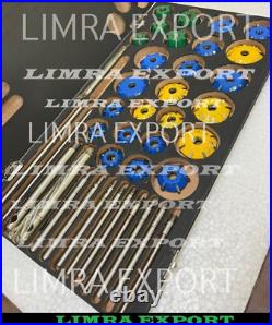 40x VALVE SEAT CUTTER KIT CARBIDE TIPPED FOR VINTAGE AND MODERN ENGINES BOXED 40x VALVE SEAT CUTTER KIT CARBIDE TIPPED FOR VINTAGE AND MODERN ENGINES BOXED
