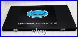 40x VALVE SEAT CUTTER KIT CARBIDE TIPPED FOR VINTAGE AND MODERN ENGINES BOXED