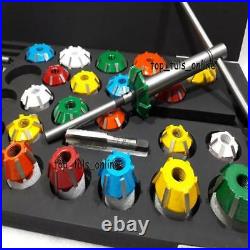 43x ALL IN ONE VALVE SEAT CUTTER SET CARBIDE TIPPED MULTI ANGELS COMBINATION BXD