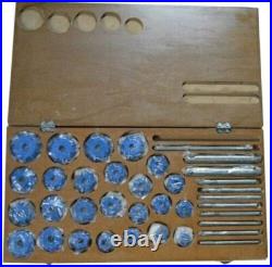 43x VALVE SEAT CUTTER KIT CARBIDE TIPPED CATTERPILLAR, DETROIT, KOMATSU, DAF, ISUZU