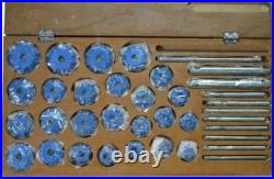 43x VALVE SEAT CUTTER KIT CARBIDE TIPPED CATTERPILLAR, DETROIT, KOMATSU, DAF, ISUZU