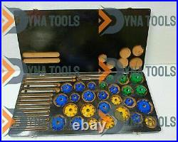 43x VALVE SEAT CUTTER TOOL KIT CARBIDE TIPPED FOR VINTAGE AND MODERN ENGINES