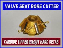 43x VALVE SEAT CUTTER TOOL KIT CARBIDE TIPPED LS1, LS2, LS3, FORD, CLEVLAND, MOPAR V