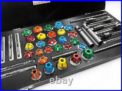 44x Valve Job Seat Cutter Set Carbide Tipped 3 Angle Cut For Performance Head