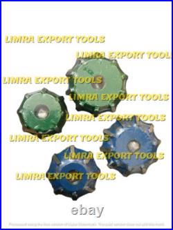 4x VALVE SEAT CUTTER CARBIDE TIPPED 35-45,28,33,35-70 & 6.60 mm Guide Stem