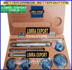 5x Set Carbide Tipped Valve Seat Cutters 45-30-70 (20Bore)Degree+ARBOR RODS BEST