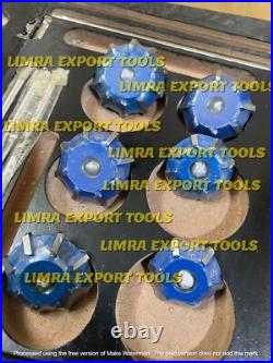 6x VALVE SEAT CUTTER KIT 1.780-1.480 30-45-60 DEG CARBIDE TIPPED BEST
