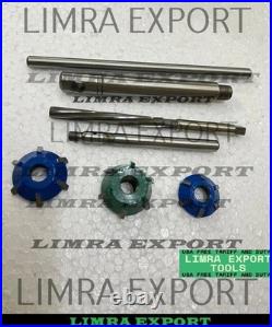 7x CARBIDE TIPPED VALVE SEAT CUTTERS KIT FOR CHEVY 350 11/32+15 OVER SIZE GUIDE