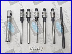 7x VALVE SEAT CUTTER GUIDE STEM SET 5/16-3/8-11/32-7.0-8.0WITH ARBOR T BAR BOXED