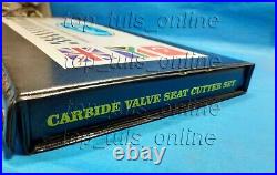 9x DAYTONA VALVE SEAT CUTTER SET CARBIDE FORD NAVISTAR DIESEL V8 1983-2010