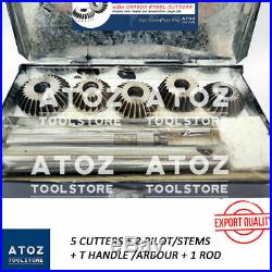 ATOZ Engine Valve Seat High Carbon Steel Face Cutter Sets METAL BOX, A+ QUALITY