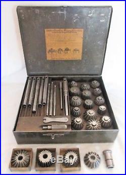 Albertson Sioux Valve Seat Reamer Tool Kit in Case 19 Cutters + 10 Pilots