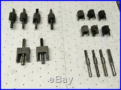 Assorted Harley Valve Guide OD cutters and 2 Valve Spring Seat cutters