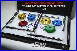 Best Carbide Tipped Valve Seat Cutter Kit For Harley Davidson Shovel Head