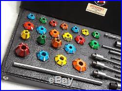 Bikes, Atv, Go Kart Heads Valve Seat Cutter Kit Carbide Tipped 34 Pcs All In One