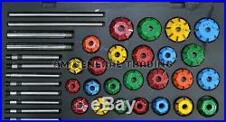 Brand New Valve Seat Cutter Tool Kit Carbide Tipped 37 Pcs Chevy, Ford Big Block