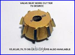CARBIDE TIPPED VALVE SEAT CUTTER 21/4 70 Degree 2.3/8-45 and 30 deg