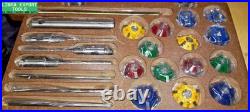 CARBIDE Tipped VALVE SEAT CUTTER 14 pcs SET FOR VINTAGE & MODERN CAR & BIKES