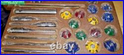 CARBIDE Tipped VALVE SEAT CUTTER 14 pcs SET FOR VINTAGE & MODERN CAR &BIKES BEST