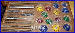 CARBIDE Tipped VALVE SEAT CUTTER 17 pcs SET FOR VINTAGE & MODERN CAR & BIKES