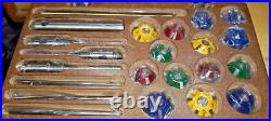 CARBIDE Tipped VALVE SEAT CUTTER 17 pcs SET FOR VINTAGE & MODERN CAR &BIKES BEST